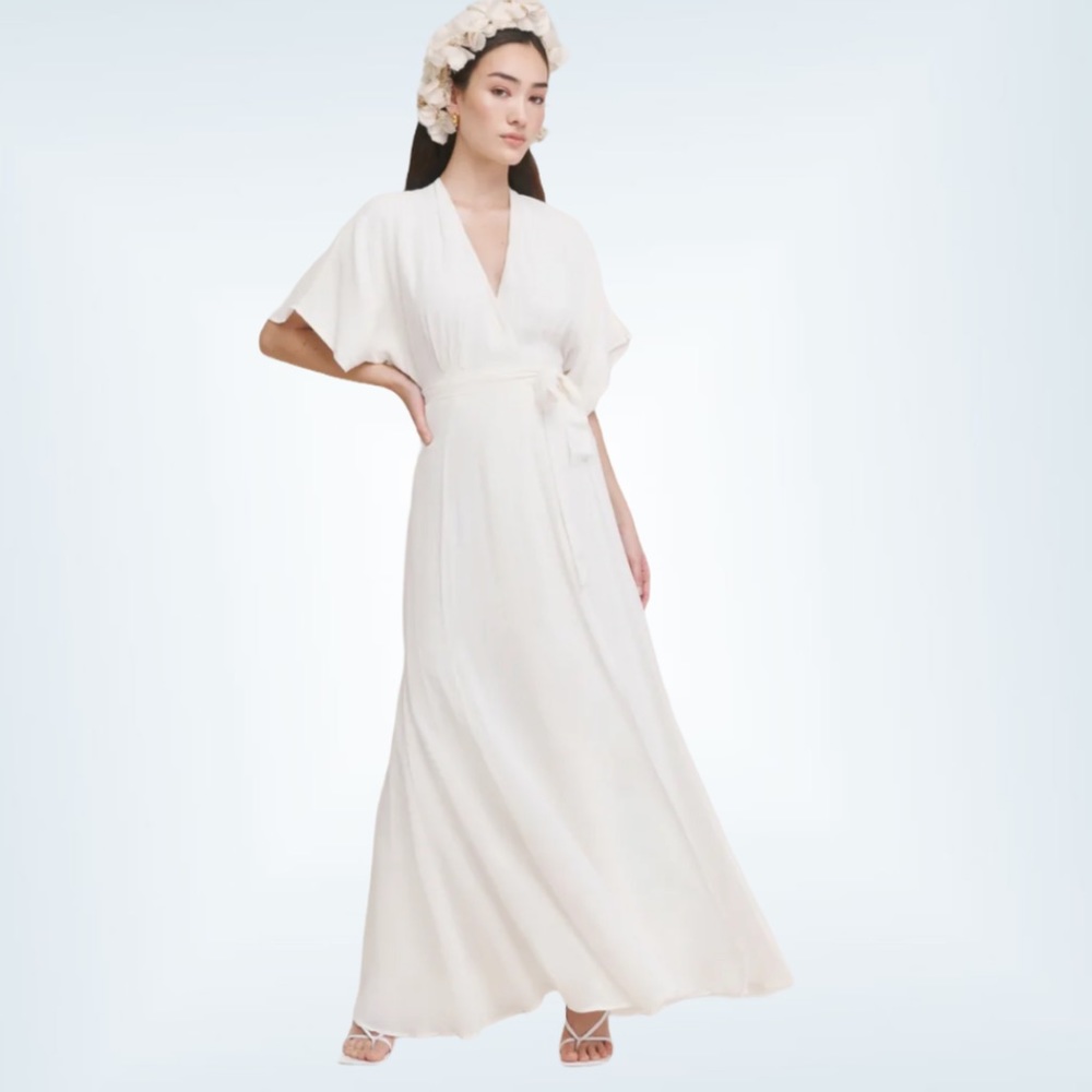 NWT Reformation Winslow Dress in Ivory Size S